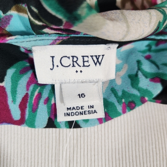 J CREW Floral Ruffle Sleeve Top (16) - Picture 4 of 7